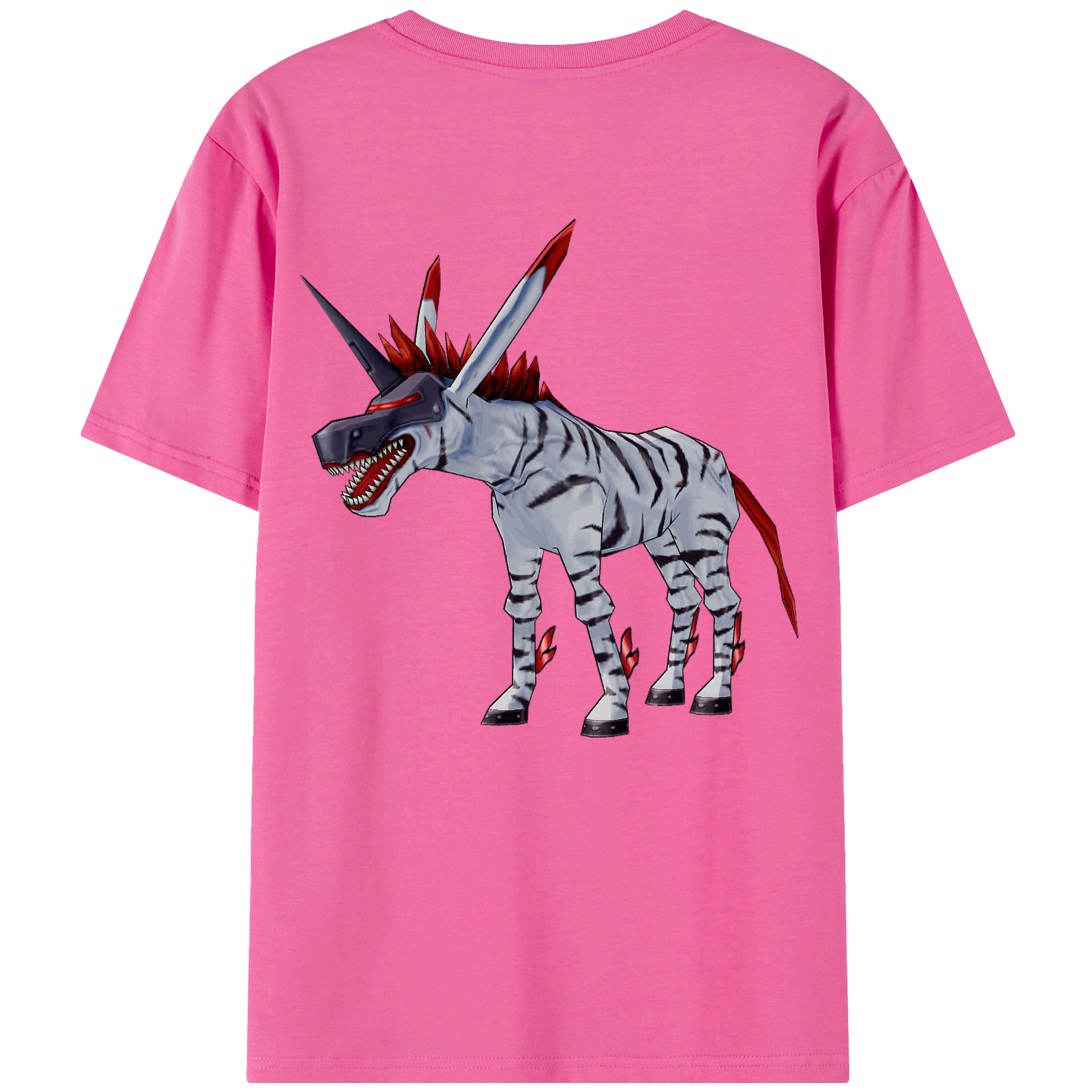 （画像用） Digimon デジタルモンスター/デジモン レディース半袖Tシャツ(バックプリント)